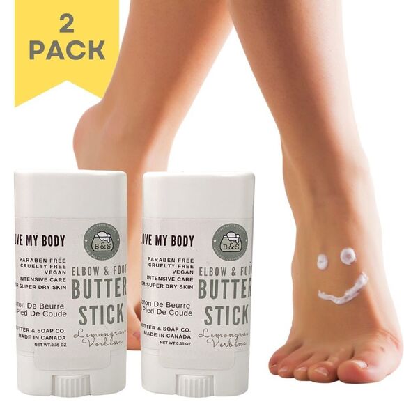 ⭐️Two Natural Lemongrass Verbena Elbow & Foot Butter Sticks - Picture 4 of 9